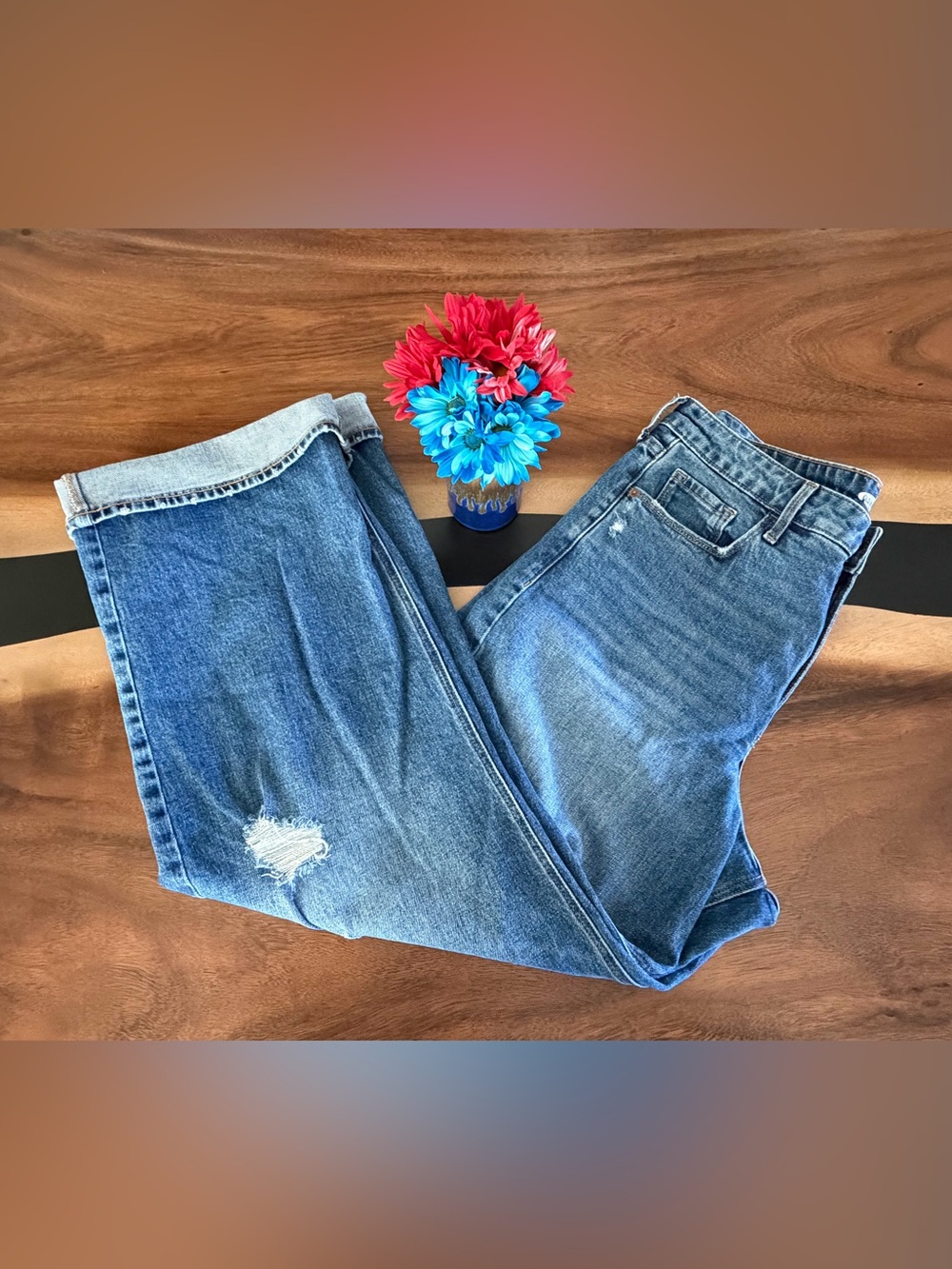 Old Navy 12 Tall Wide Leg Ultra High Rise Women's Jeans